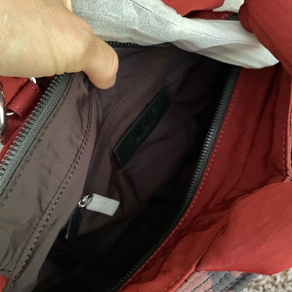 NWT Diesel burgundy camouflage orange shoulder handbag - Picture 13 of 16